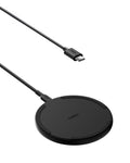 Belkin BoostCharge Wireless Charging Pad with Qi, 15W Fast Charging - Black