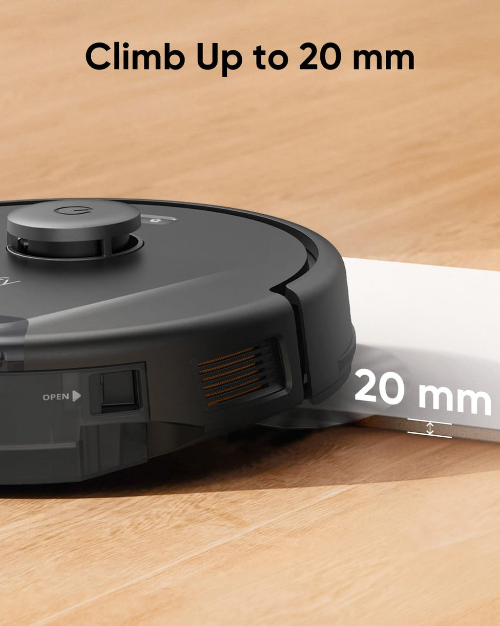 eufy L60 Hybrid Robot Vacuum Cleaner, Ultra Strong 5,000 Pa Suction to Remove Hair, Dust, iPath Laser Navigation, For Deep Floor Cleaning, Ideal for Hard Floors