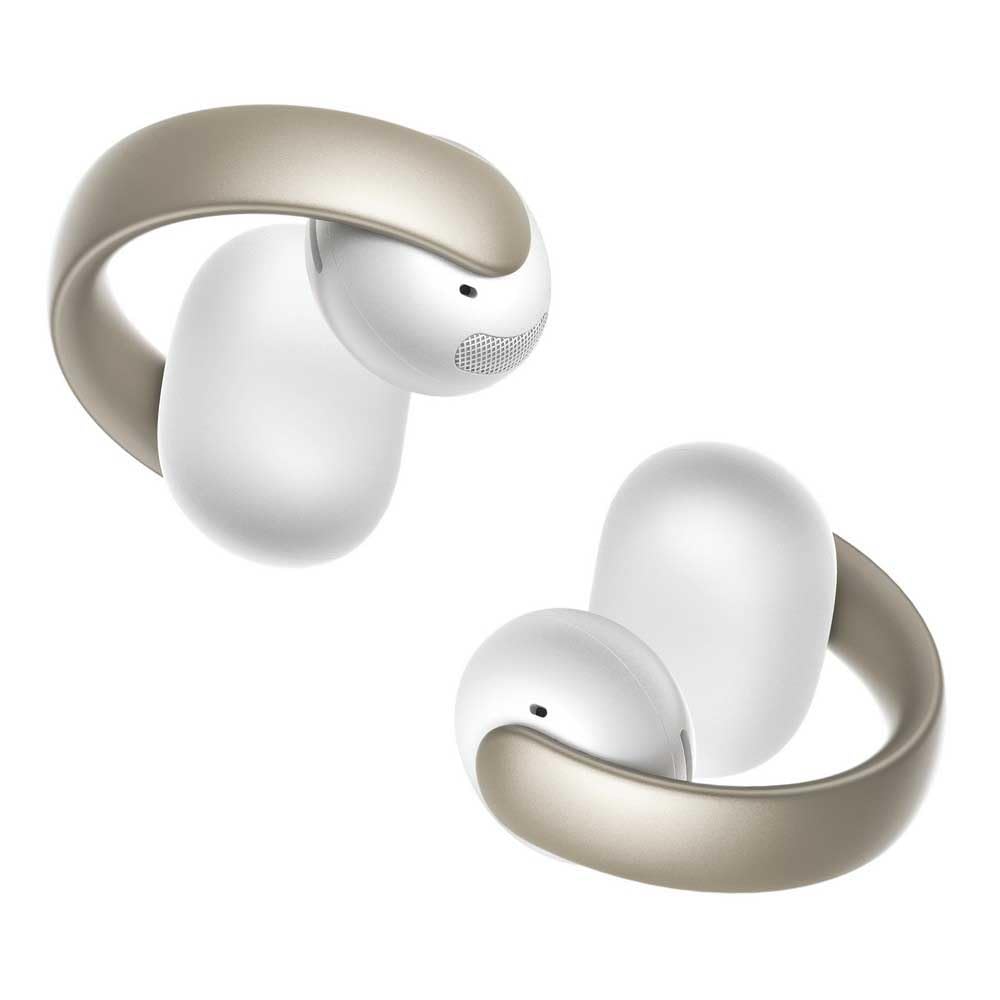 soundcore Aeroclip Headset True Wireless Stereo (TWS) Open-ear Calls/Music/Sport/Everyday Bluetooth Champagne, White