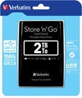 Verbatim Store 'n' Go external hard drive 5400 RPM Micro-USB B 3.2 Gen 1 (3.1 Gen 1)