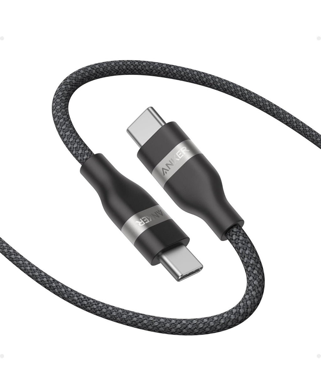 Anker 240W USB-C to USB-C Cable, 6 ft Double Braided Nylon Type-C Charging Cable