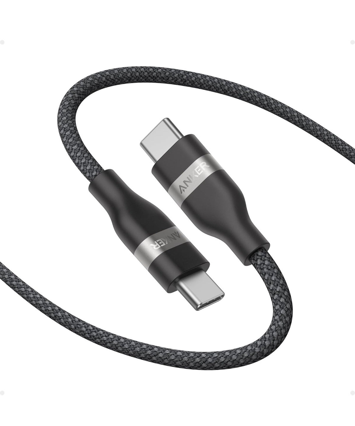 Anker 240W USB-C to USB-C Cable, 6 ft Double Braided Nylon Type-C Charging Cable