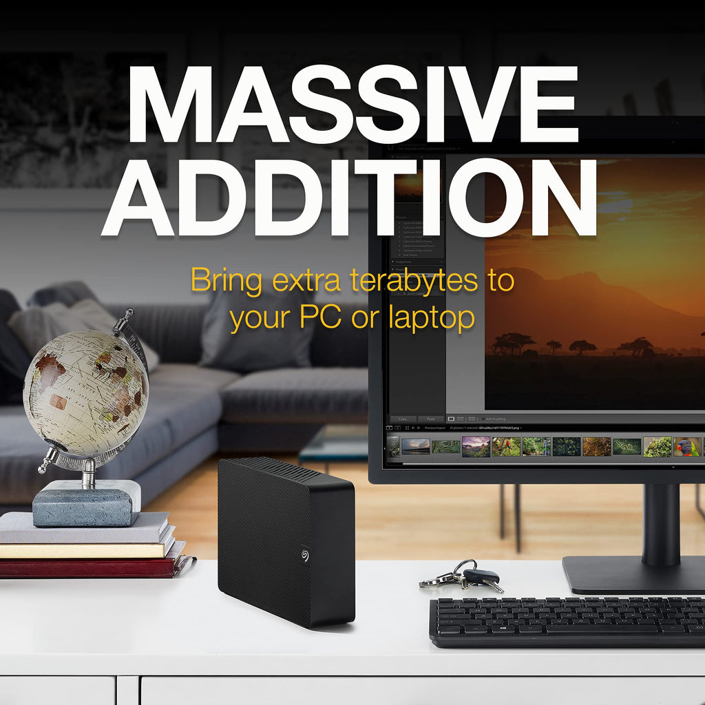 Seagate Expansion 6TB Desktop External Hard Drive in Black - USB3.0