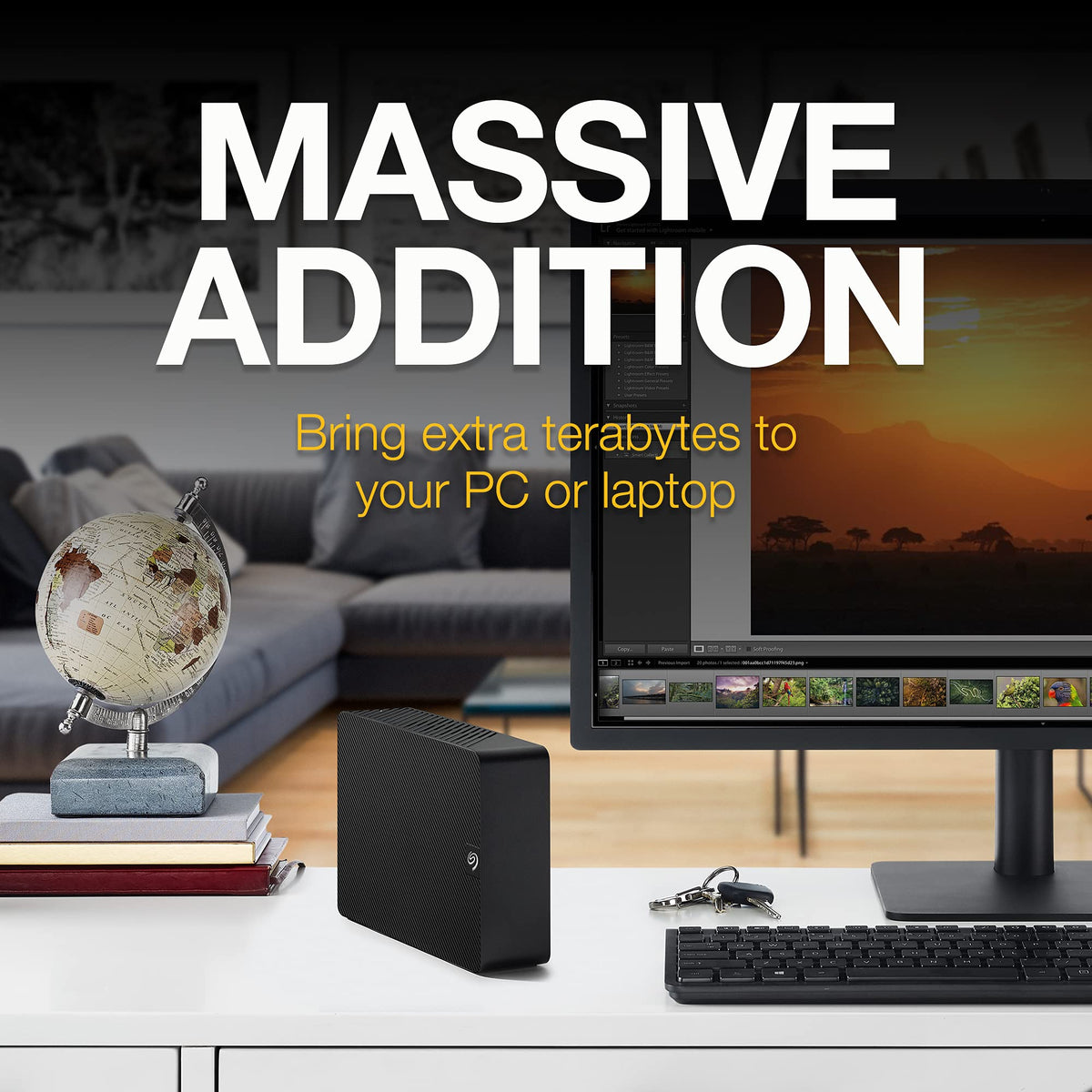Seagate Expansion 6TB Desktop External Hard Drive in Black - USB3.0
