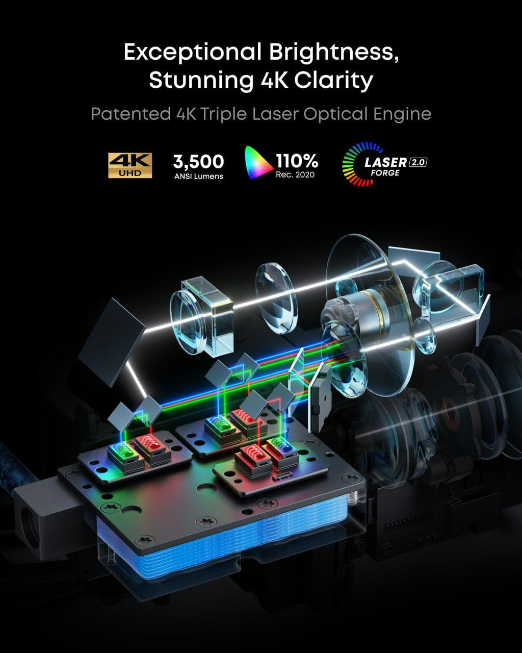 soundcore NEBULA X1 4K Triple Laser Projector with Dolby Vision