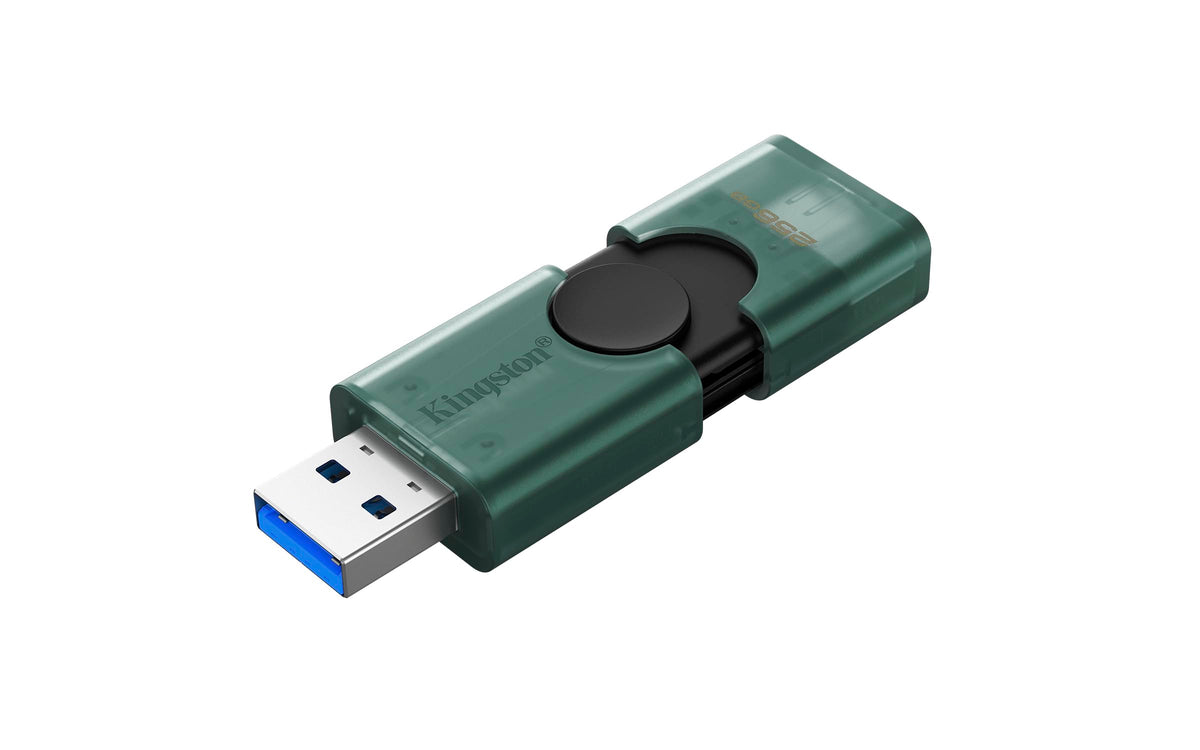 Kingston DataTraveler Duo USB Flash Drive 256GB USB-A + C 3.2 DuoG2 - DTDEG2/256GB