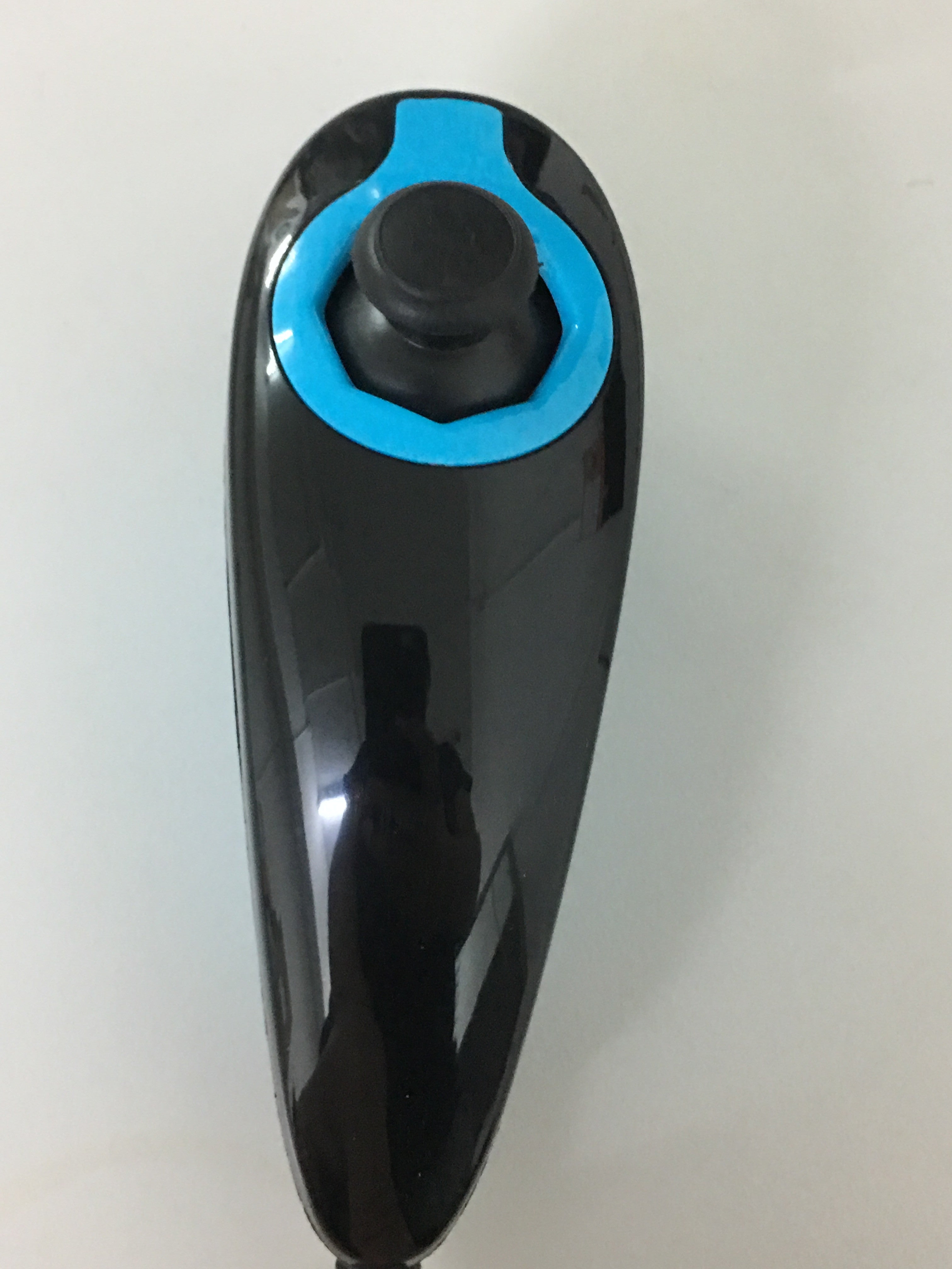 Althemax® Non-slip Anti-slip Comfort Grip remote controller nunchuk Basic Black for Nintendo Wii / Wii Mini / Wii U