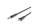 Belkin 3 ft/0.9 m 3.5 mm Audio Cable with Lightning Connector - MFi-Certified Lightning to Aux Cable for iPhone 13, 13 Pro, 13 Pro Max, 13 mini, 12, 12 Pro, 12 Pro Max, 12 mini, Black
