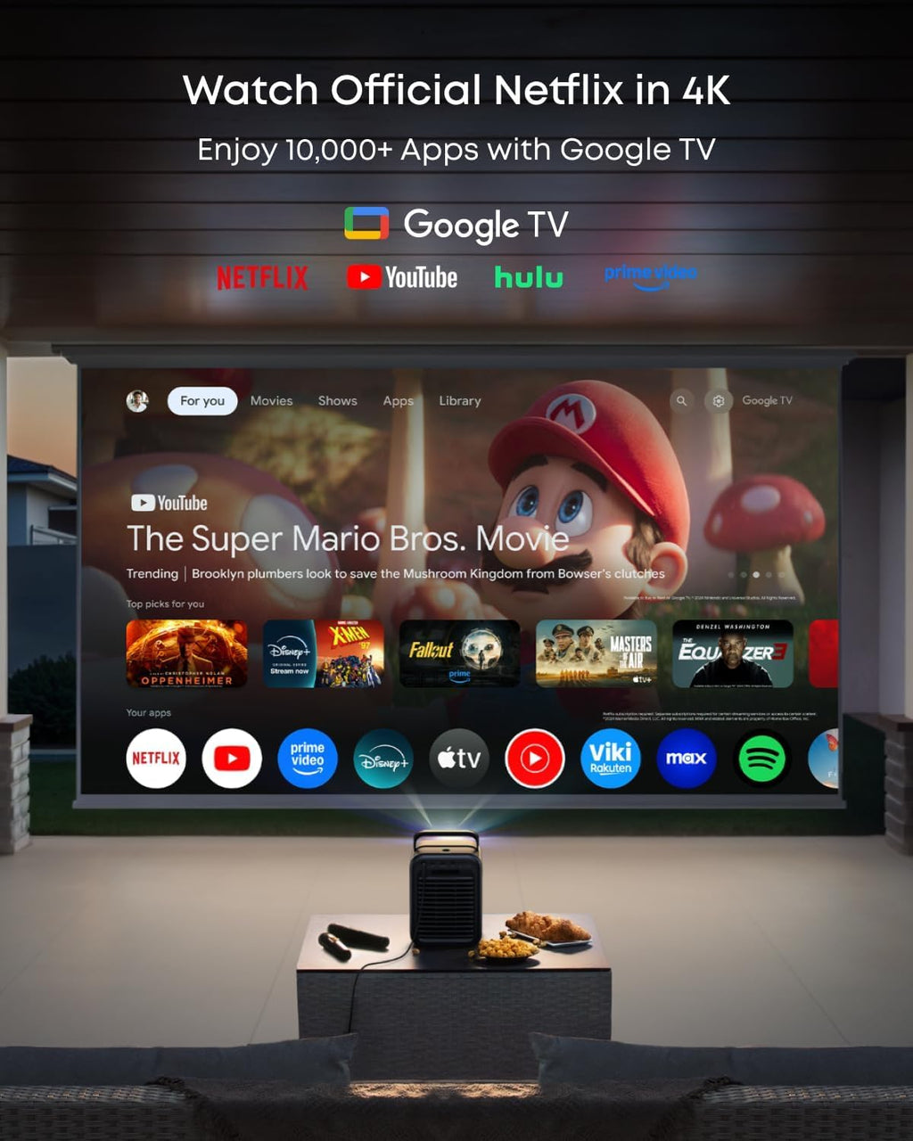 soundcore NEBULA X1 4K Triple Laser Projector with Dolby Vision