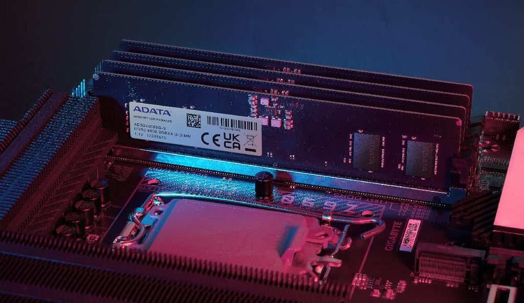 ADATA Premier, 16GB, DDR5, 4800MHz (PC5-38400), CL40, 1.1V, ECC, DIMM Memory,Black,AD5U480016G-S