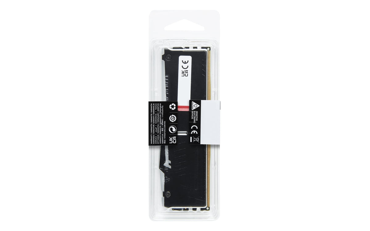 Kingston FURY Beast Black RGB 32GB 5200MT/s DDR5 CL40 DIMM Desktop Gaming Memory Single Module AMD EXPO/Intel XMP - KF552C40BB2A-32