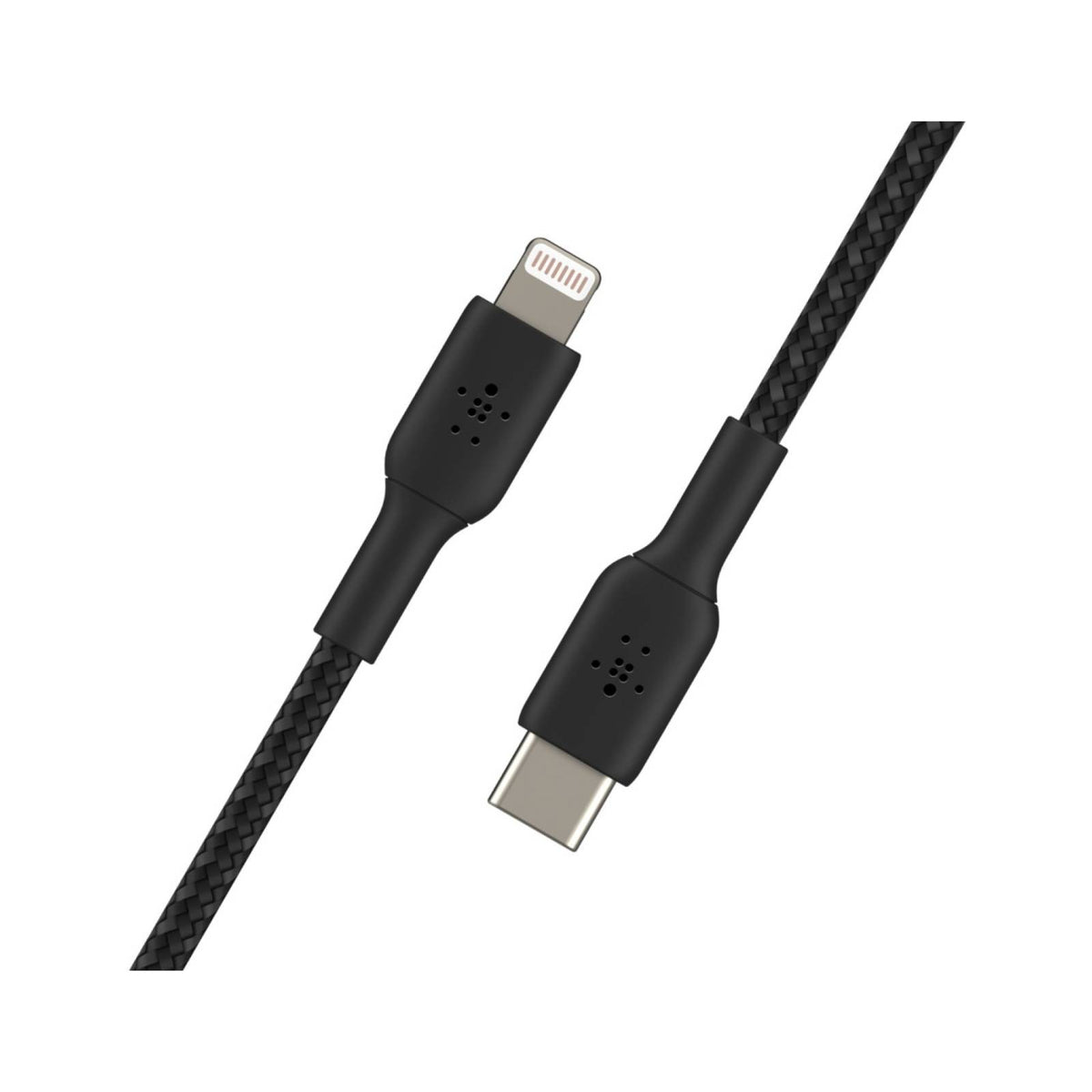 Belkin BoostCharge Braided USB-C to Lightning Cable 1m Black (CAA004BT1MBK)