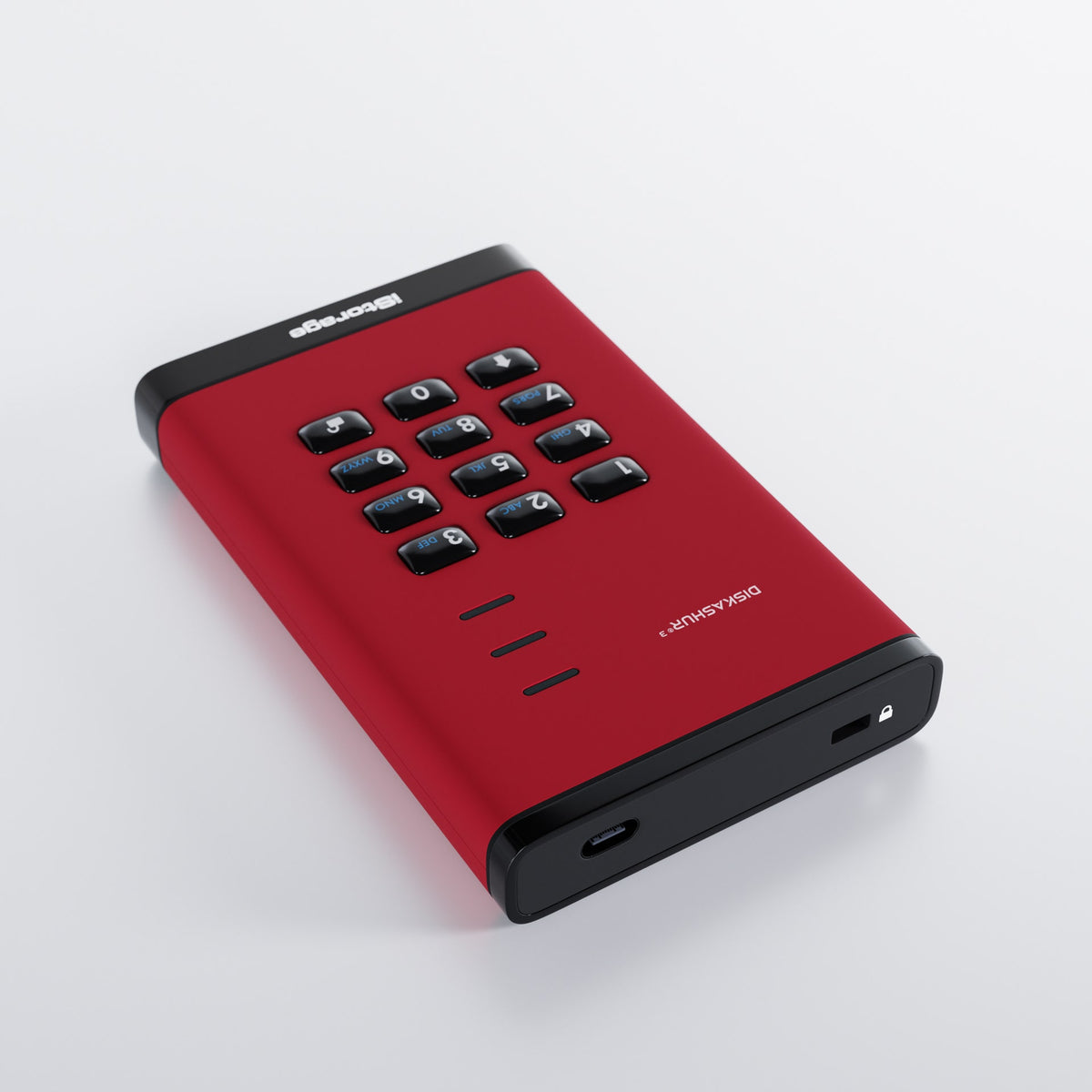 iStorage diskAshur3 SSD  2TB - Red