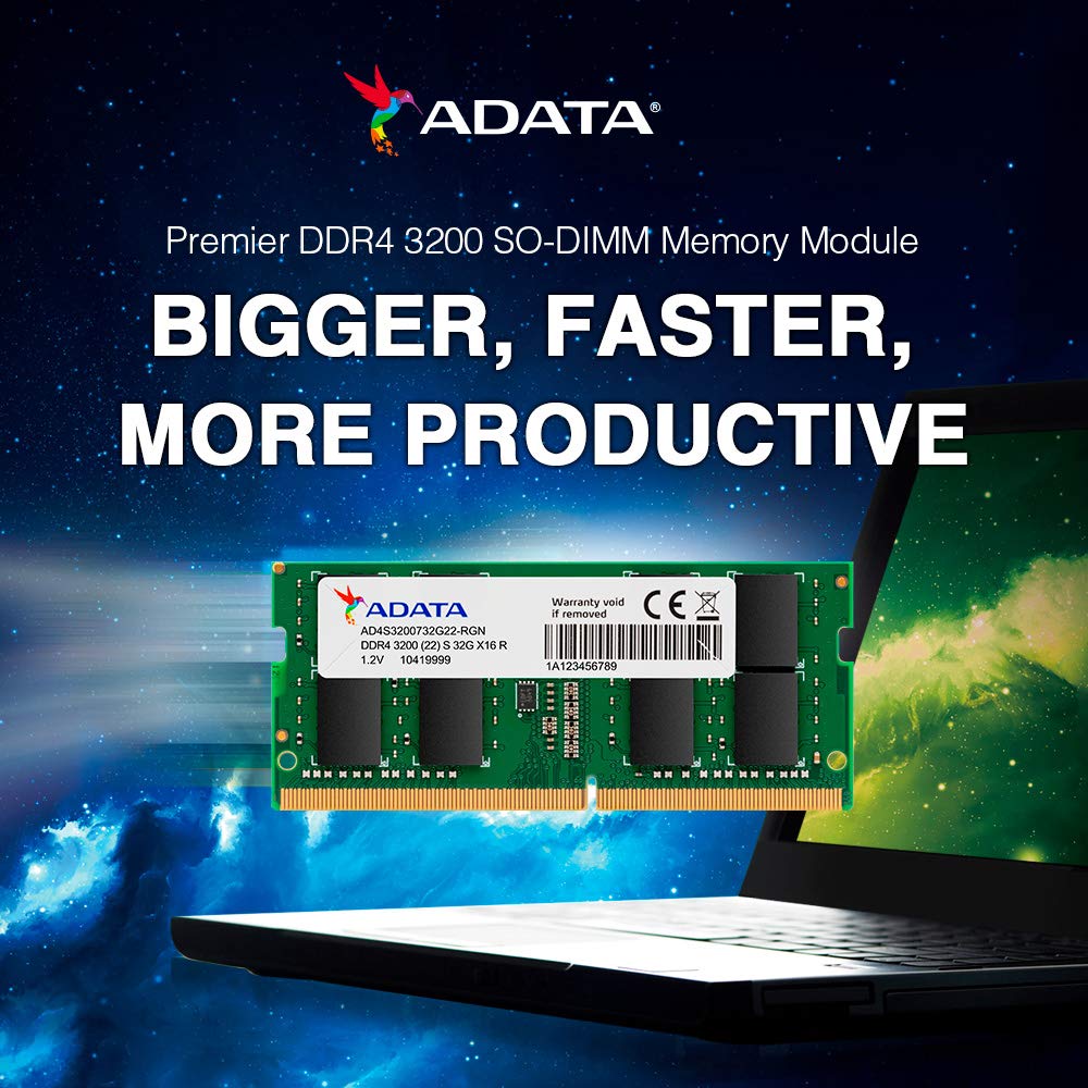 ADATA AD4S320032G22-SGN Memory Module 32 GB 1 x 32 GB DDR4 3200 MHz