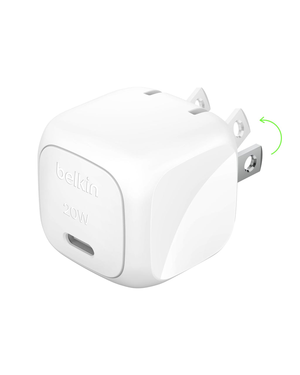 Belkin 20W Compact USB C Charger Block, Fast Charging for Travel