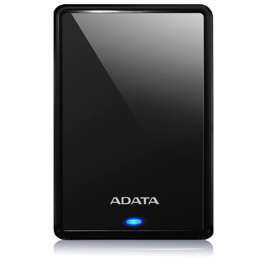 ADATA HV620S 4TB, Slim External Hard Drive, 2.5", USB 3.2 Gen1, 11.5mm Thick, Black - AHV620S-4TU31-CBK (work with PS5/XBOX)