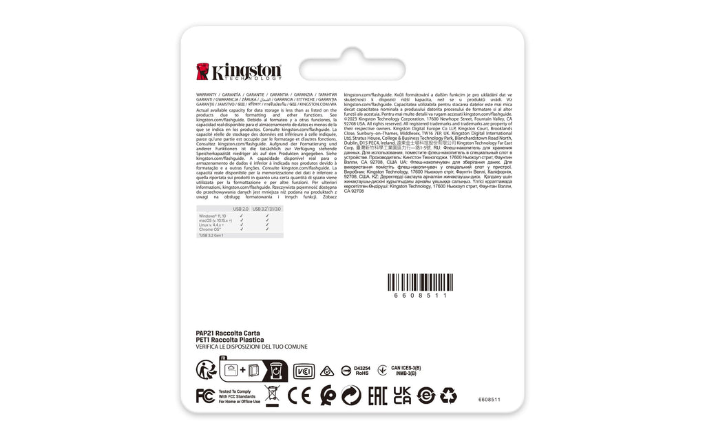 Kingston DataTraveler SE9 Gen 3 - 128GB - 220MB/s read - Metal - USB 3.2 Gen 1 - Gold