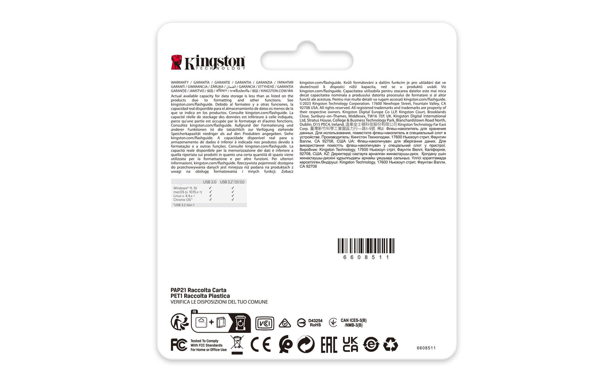 Kingston DataTraveler SE9 Gen 3 - 128GB - 220MB/s read - Metal - USB 3.2 Gen 1 - Gold