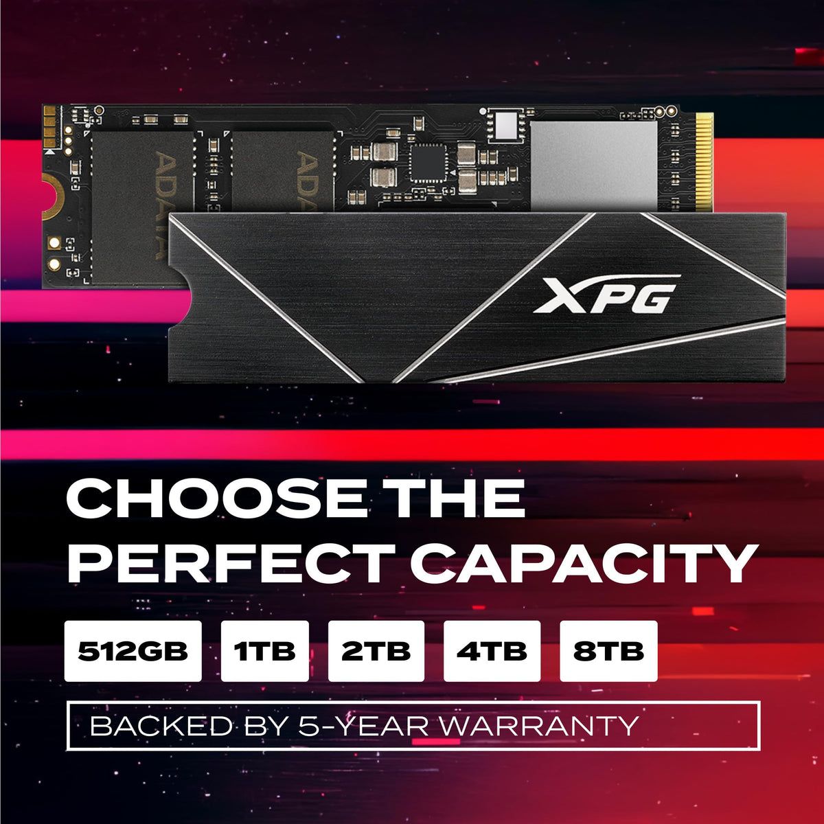 XPG GAMMIX S70 Blade, PCIe Gen4 Solid State Drive, 4TB