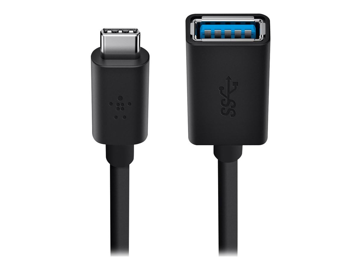 Belkin F2CU036btBLK USB cable USB 3.2 Gen 1 (3.1 Gen 1) USB C USB A Black