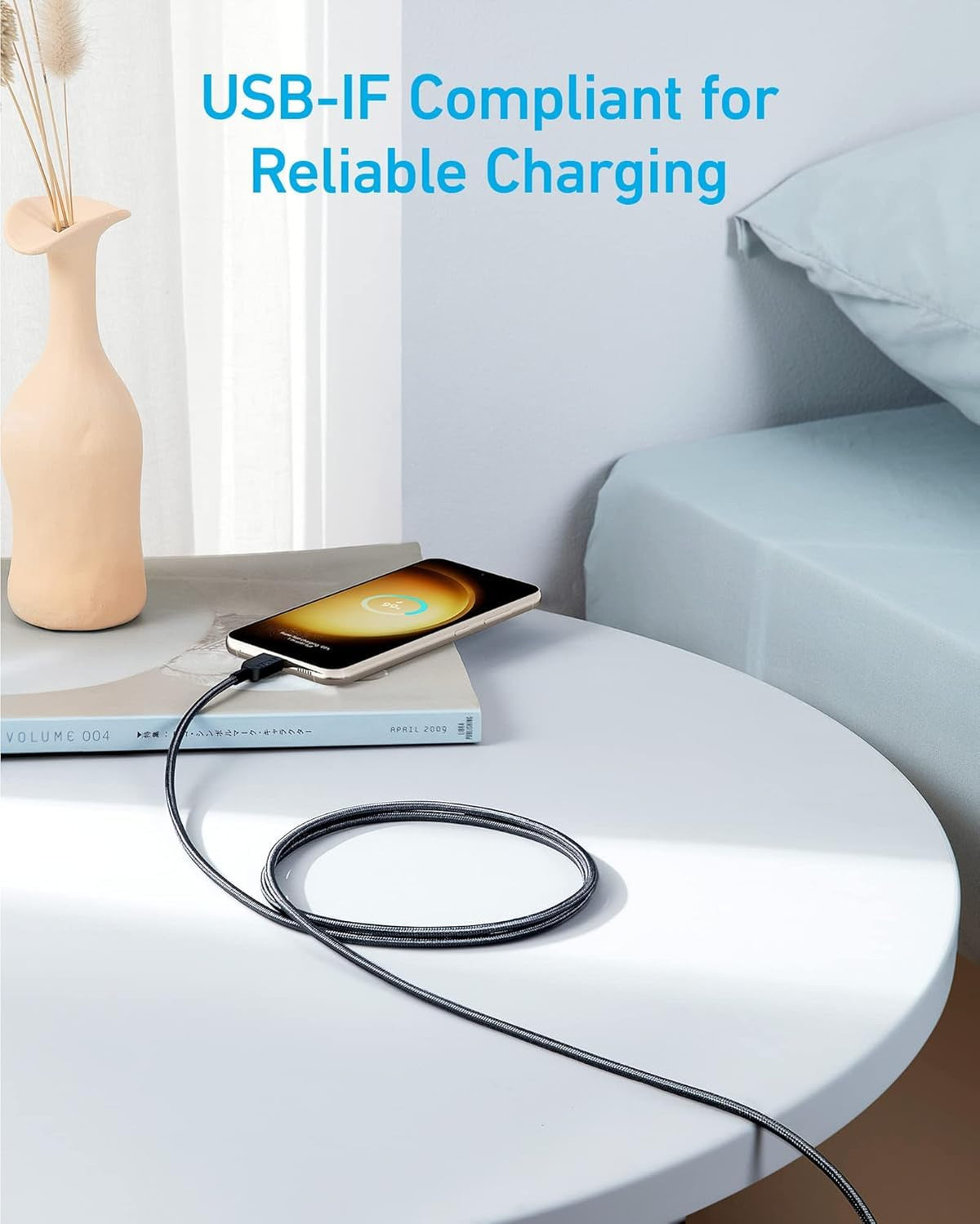 USB-C TO USB-C BRAID CABLE 1.8M BL