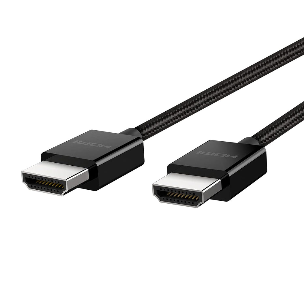 Belkin Ultra HD High Speed HDMI Cable (2018) – 6.6 ft/2 m 4K HDMI Cable, Supports 4K/120 Hz and 8K/60 Hz, Dolby Vision/HDR 10 Compatible, 48 Gbps