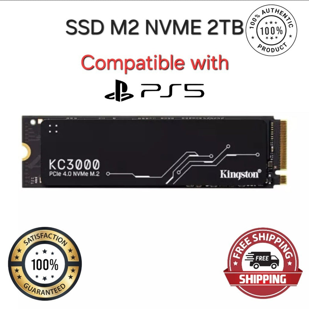 Kingston 2TB  KC3000 PCIe 4.0 NVMe M.2 2280 SSD Speed up to 7000 MB/s