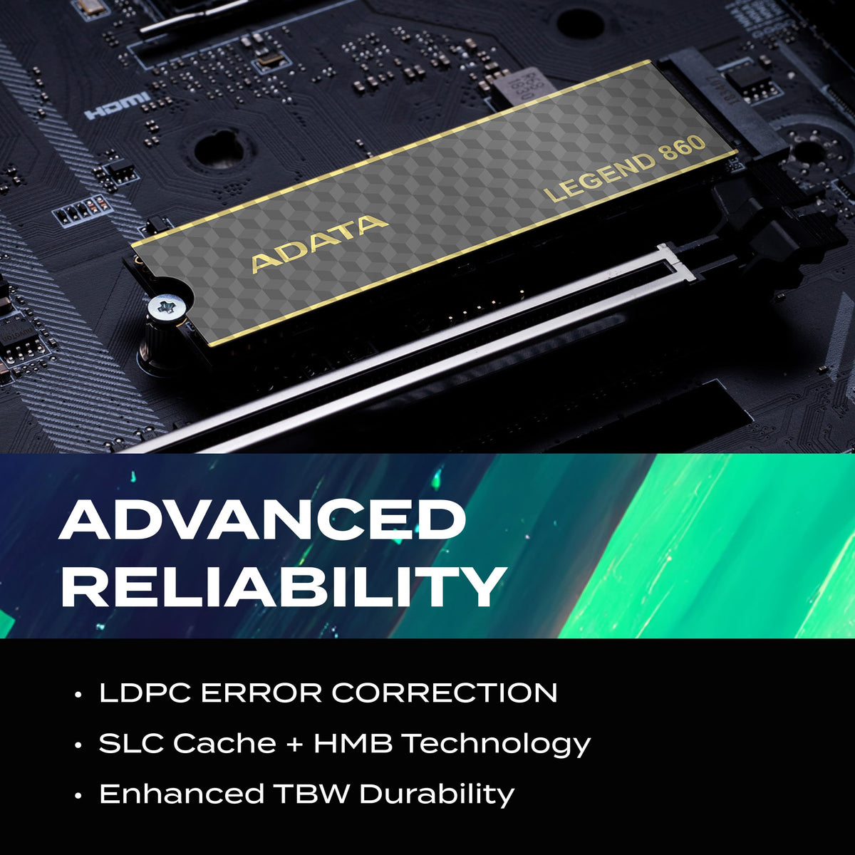 ADATA LEGEND 860 SLEG-860-500GCS internal solid state drive 500 GB M.2 PCI Express 4.0 NVMe 3D NAND