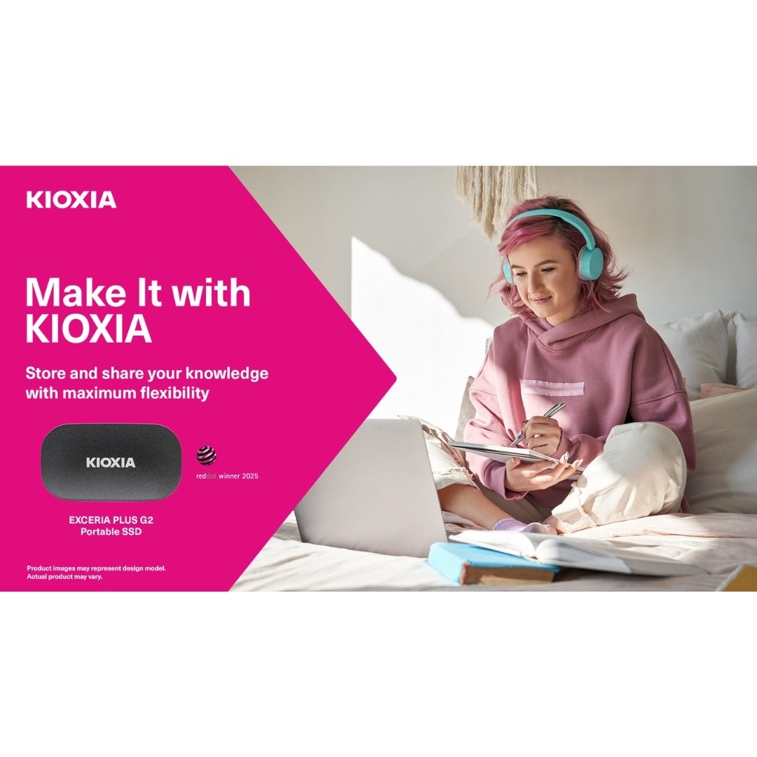 Kioxia EXCERIA PLUS G2 Portable SSD 1TB