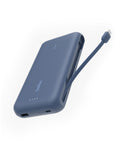 Belkin BoostCharge 20000mAh Power Bank with Integrated USB-C Cable - Blue