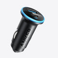 Anker 323 Car Fast Charger 52.5W ActiveShield 2.0 Safety System Black - A2735G11