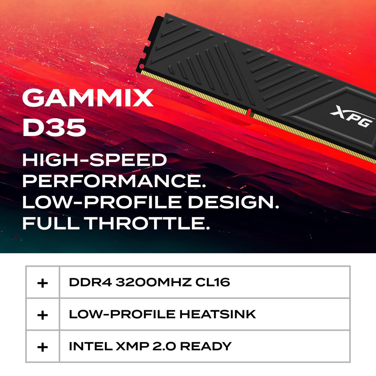 Adata AX4U320016G16A-DTBKD DDR4 16GB 32GB CL16 RAM Memory