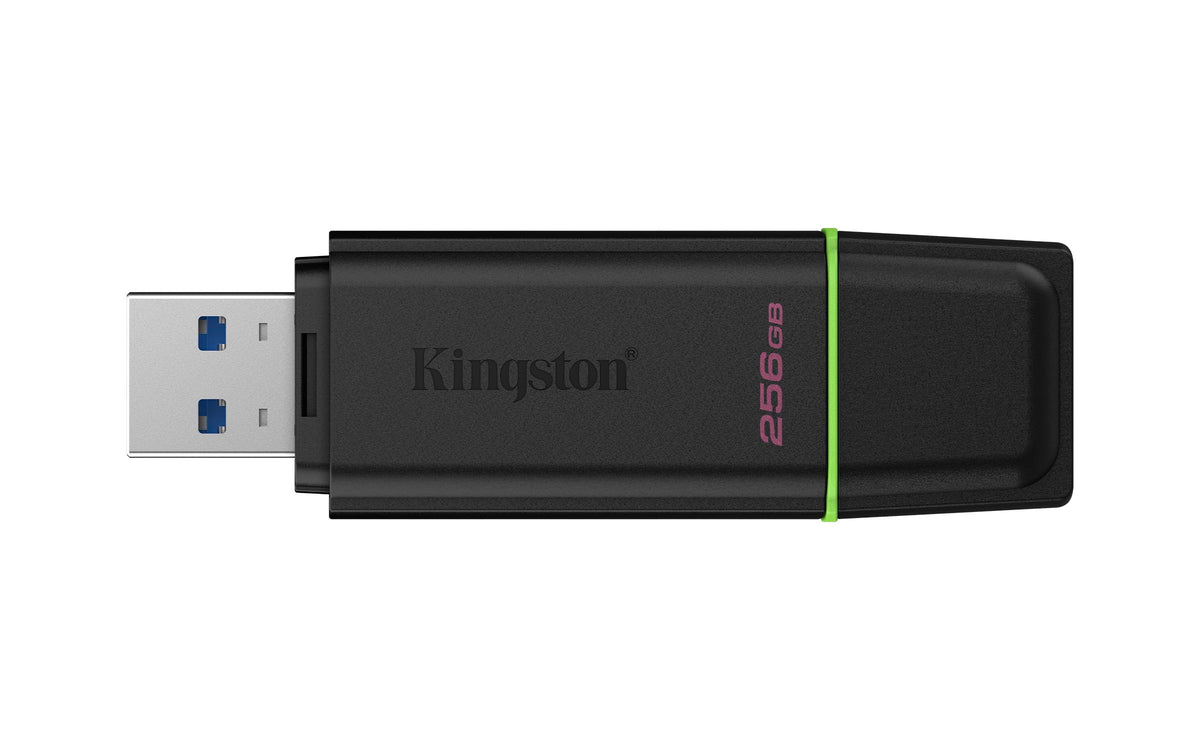 Kingston Datatraveler Exodia Dtxg2/256Gb Usb Flash Drive, 256Gb, Usb 3.2 Gen 1, Green/Black, Snap-On Cap Design