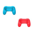 2 x Controller Remote dock Wheel Accessory Joy-Con Black / Red / Blue For Nintendo Switch Mario Car Racing Games (Joy-Con Case, Red & Blue)