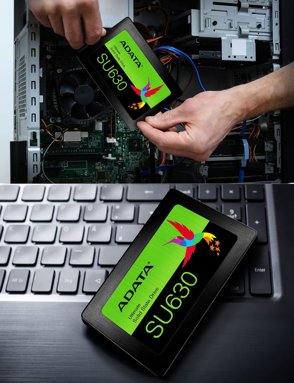 ADATA Ultimate SU630 480GB Solid State Drive, black