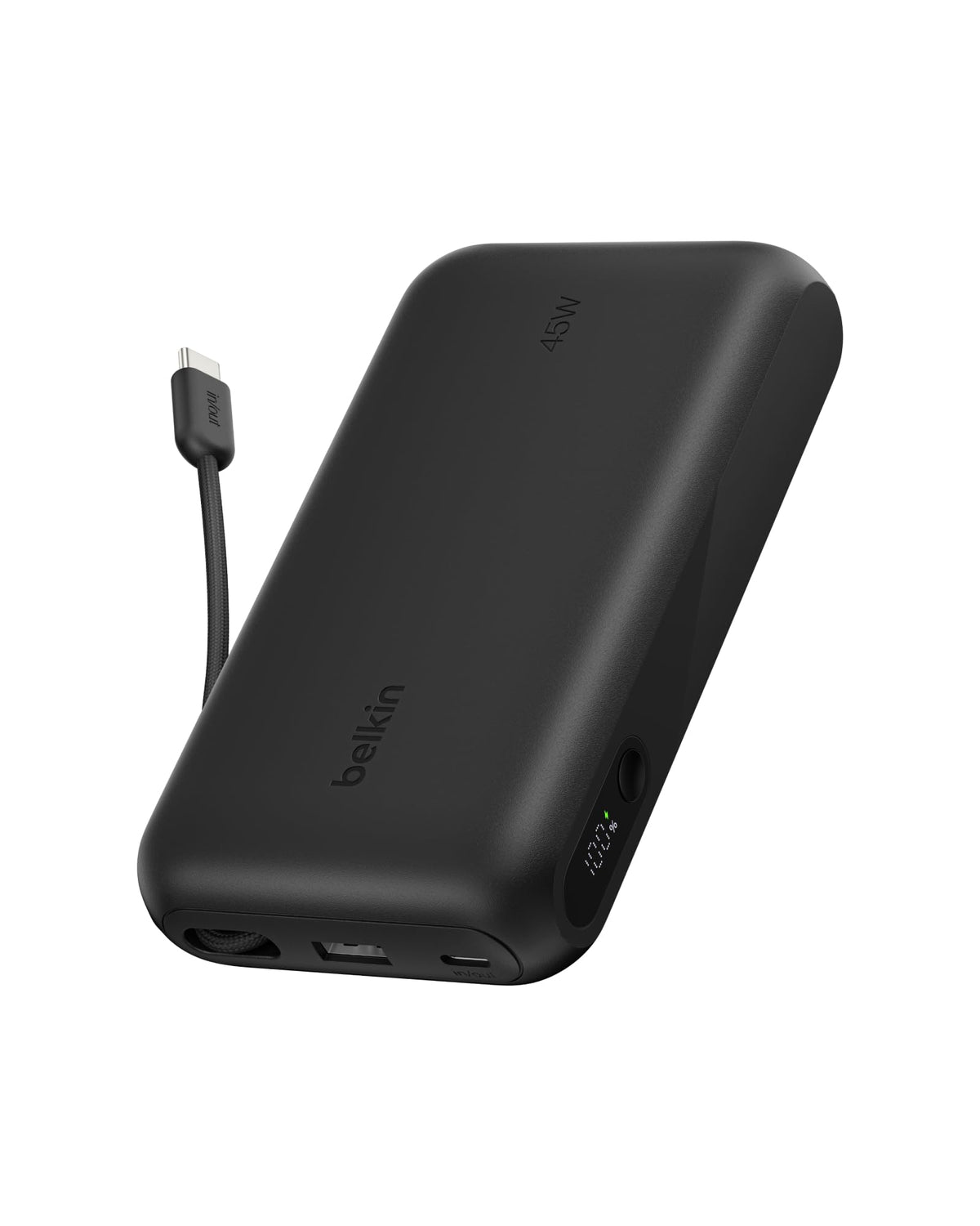 Belkin UltraCharge 20000mAh Power Bank with USB-C Cable and Display - Black