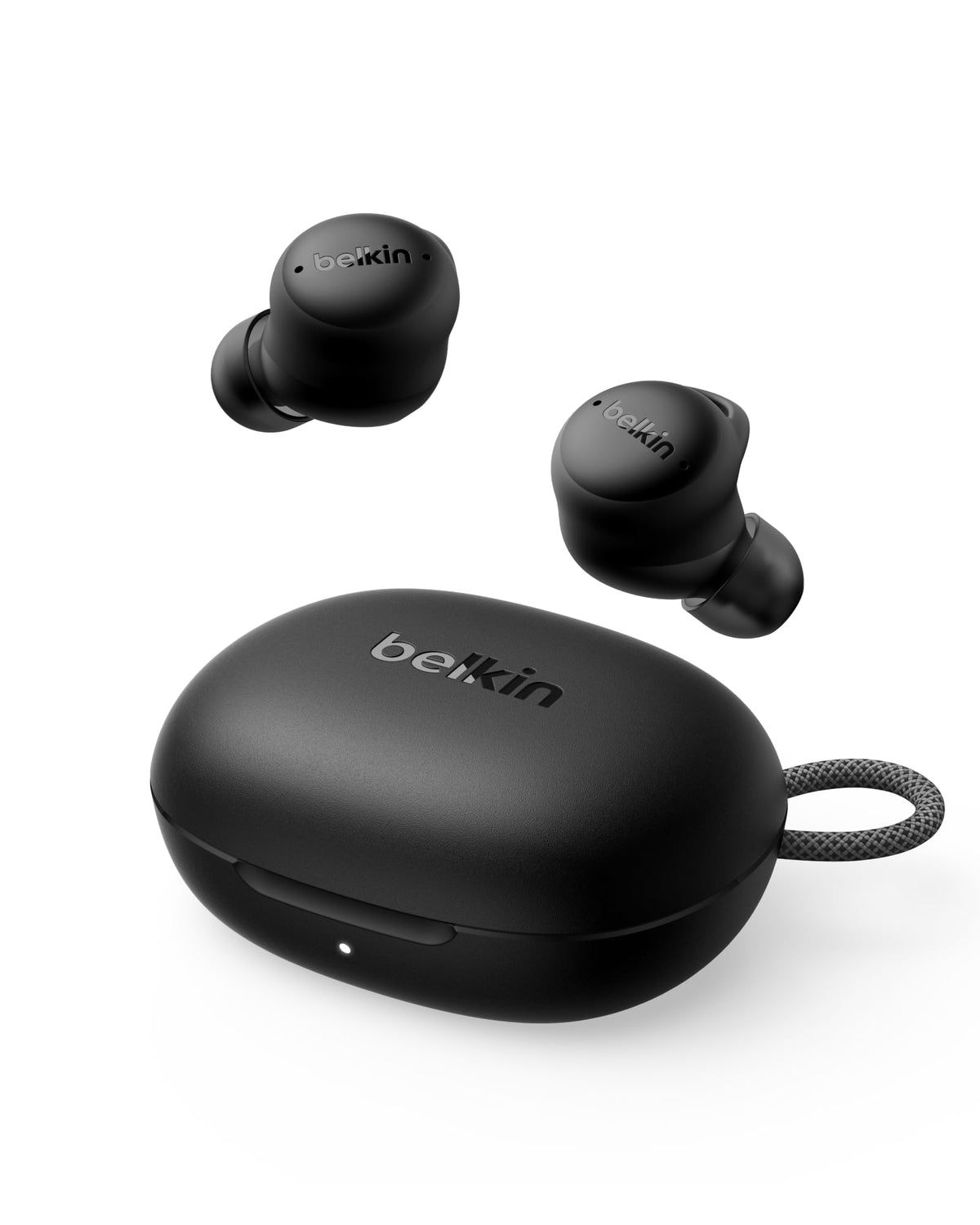 Belkin SoundForm Isolate Buds Wireless Earbuds ANC, Noise Cancelling, Black
