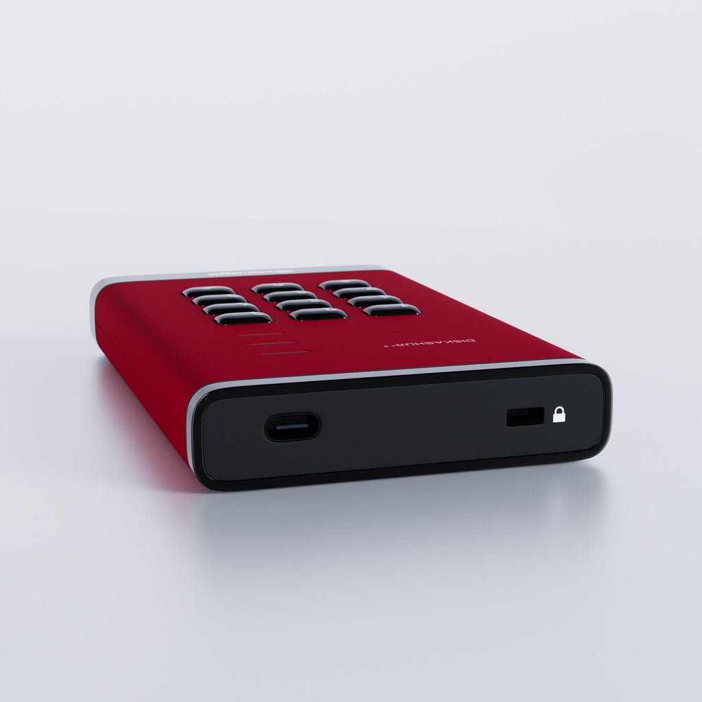 iStorage diskAshur3 SSD  16TB - Red