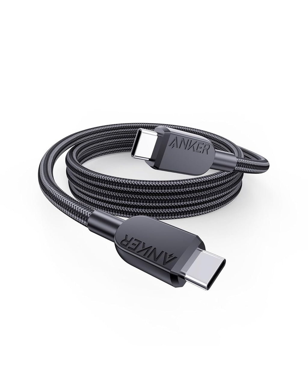 Anker USB-C to USB-C Cable (240W Upcycled-Braided Cable) 3ft