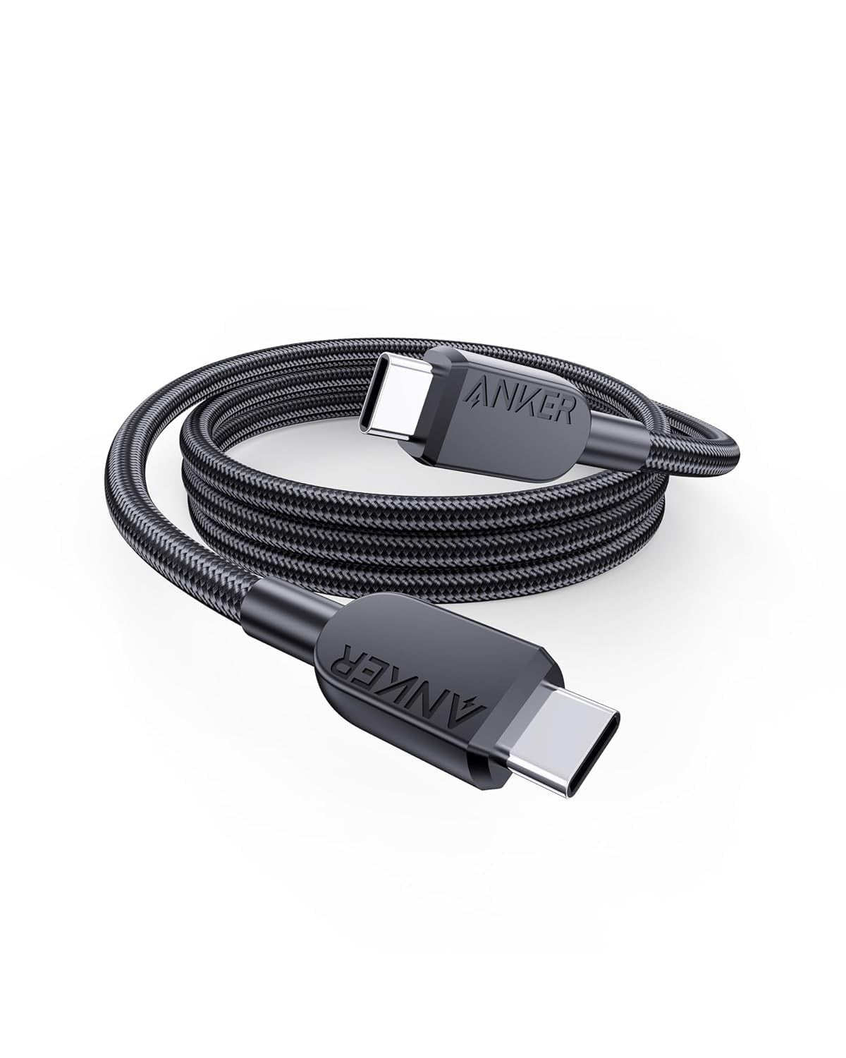 Anker USB-C to USB-C Cable (240W Upcycled-Braided Cable) 3ft