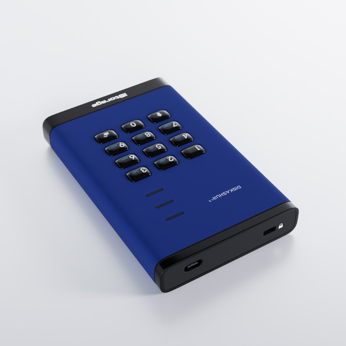 iStorage diskAshur3 SSD  16TB - Blue