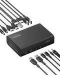 Belkin Connect 14-in-1 Docking Station 140W, Dual Display USB C Dock with 4K@60Hz Support, DisplayLink Technology - USB C Dock with 10Gbps Data Transfer, 1Gb Ethernet Port - Laptop Expansion Hub