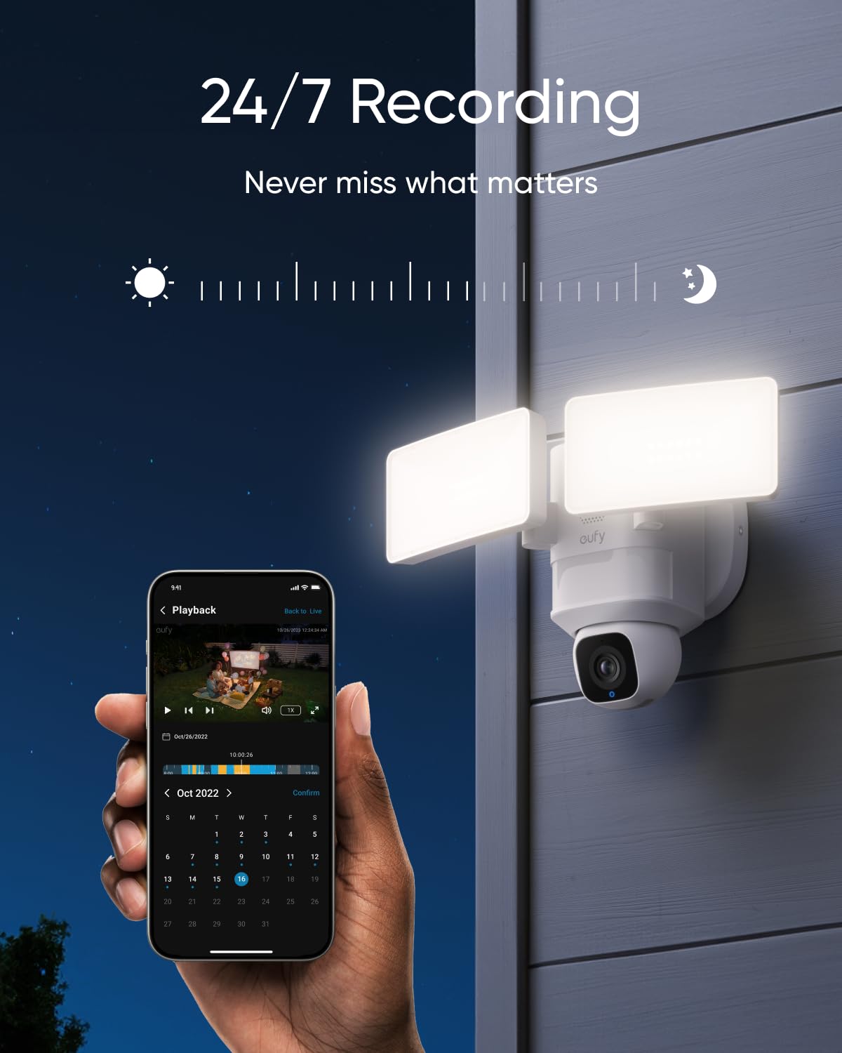 EUFY SECURITY FLOODLIGHT CAMERA E30