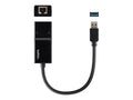 Belkin B2B048 USB 3.0 Gigabit Ethernet LAN Network Adapter (Compatible with Nintendo Switch), Black