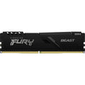 Kingston FURY Beast 8 GB 3200 MHz DDR4 CL16 Desktop Memory Single Module KF432C16BB/8, Black