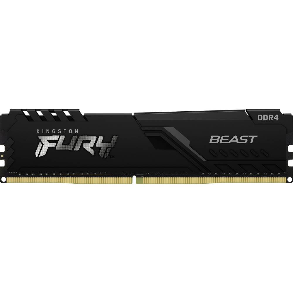 Kingston FURY Beast 8 GB 3200 MHz DDR4 CL16 Desktop Memory Single Module KF432C16BB/8, Black