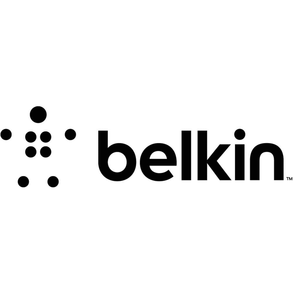 Belkin Premium 3.5 mm Braided Tangle Free Aux Cable with Aluminuim Connectors - Grey