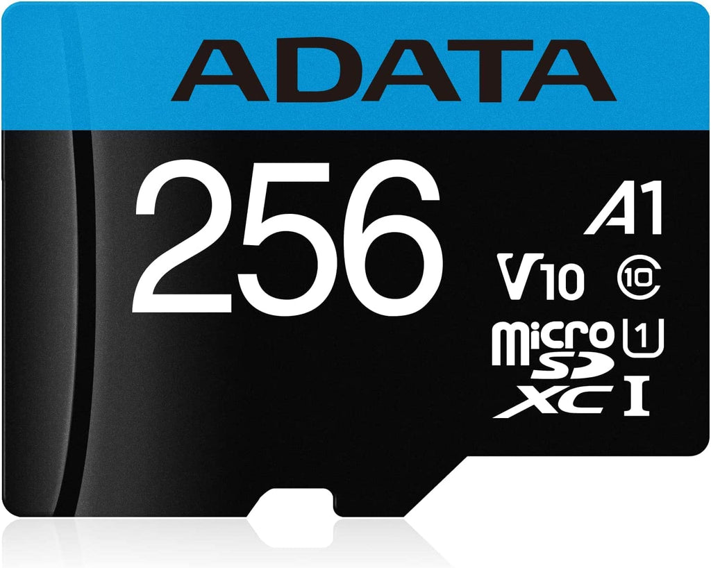 ADATA Premier 256GB MicroSDXC Class 10 UHS-I Flash Memory, Black