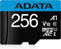 ADATA Premier 256GB MicroSDXC Class 10 UHS-I Flash Memory, Black