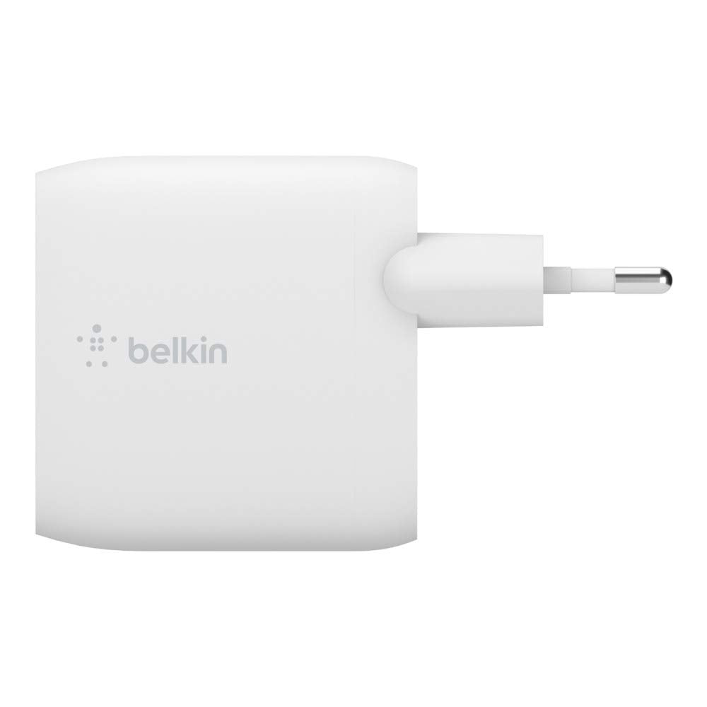 Belkin Boost Charge Dual Port USB A Mains Charger 24W (For Devices such as iPhone 14, 14 Plus, 14 Pro, 14 Pro Max, iPhone 13, iPhone 12, Samsung Galaxy S23, S23+, S22, Pixel and More)
